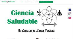 Desktop Screenshot of cienciasaludable.com